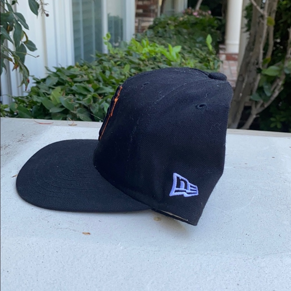 VINTAGE 2009 Mens New Era SAN FRANCISCO GIANTS BLACK SnapBack⚾️🖤🧡🧢🎩 👒 - Picture 2 of 6